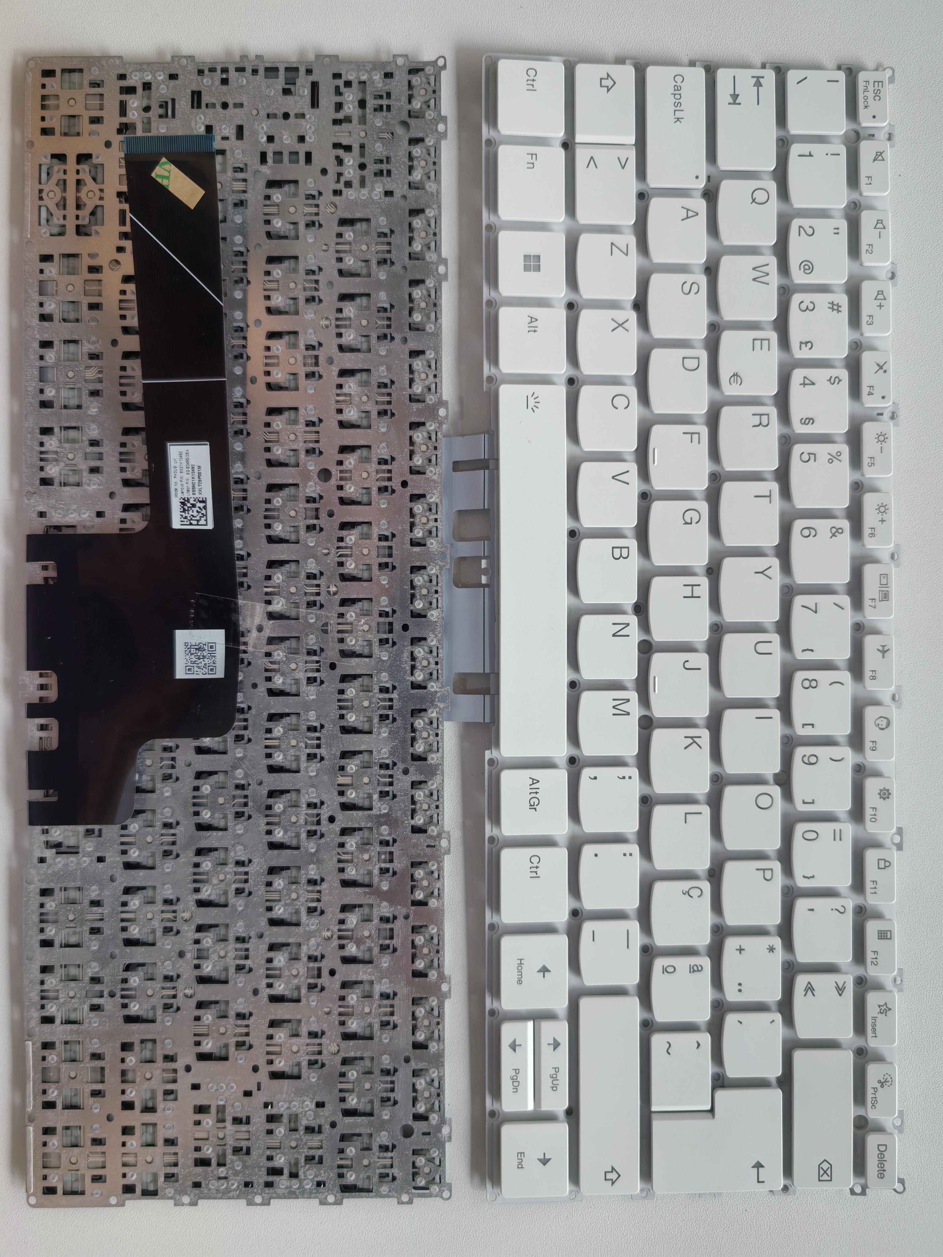 Picture of New Replacement Laptop Keyboard For LENOVO YOGA 13S IAP7/Yoga Slim 7 Carbon 13IRP8 Translucent WHITE PO Layout